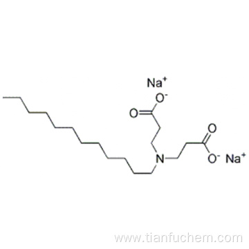 beta-Alanine, N-(2-carboxyethyl)-N-dodecyl-, monosodium salt CAS 14960-06-6